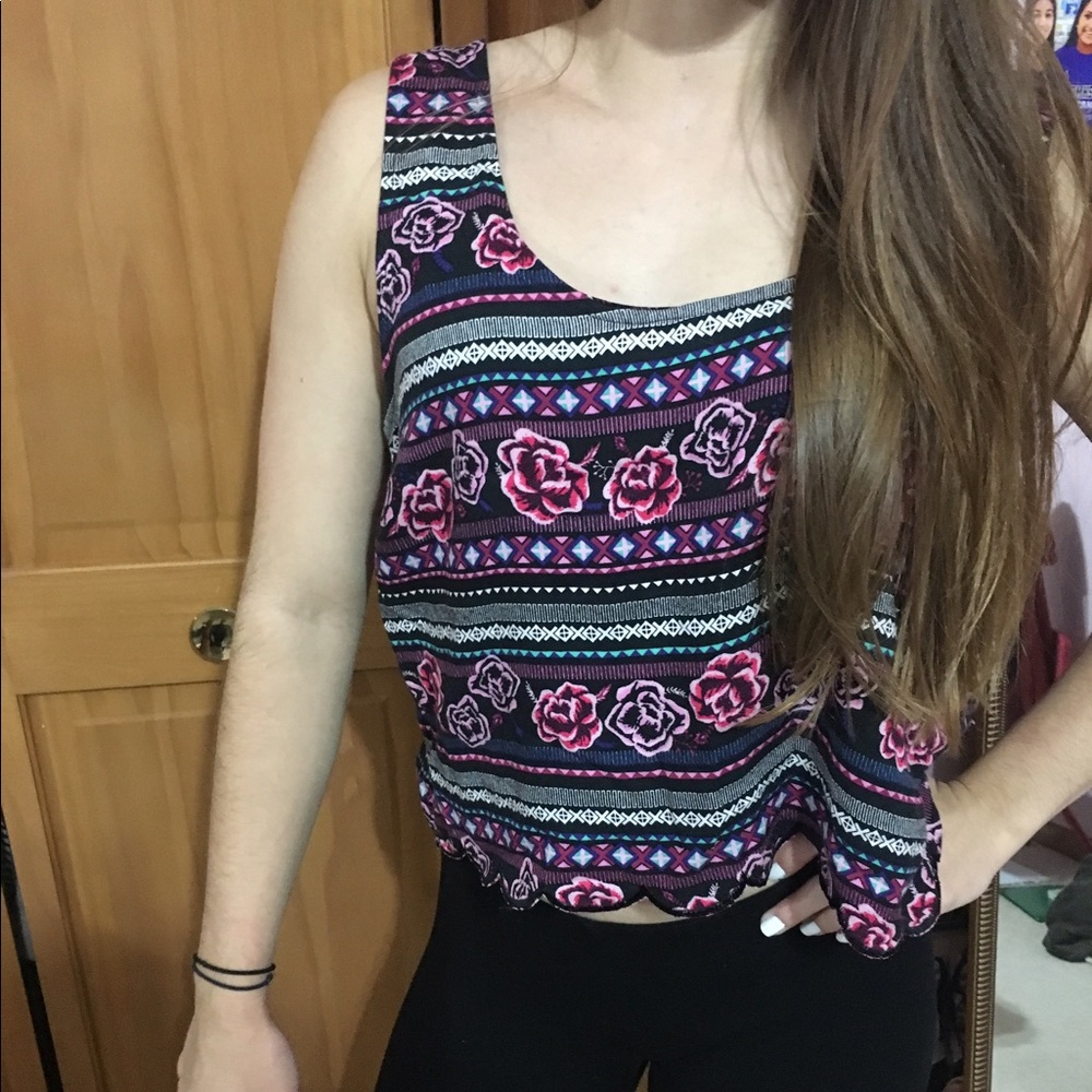 tribal print tank top from pacsun