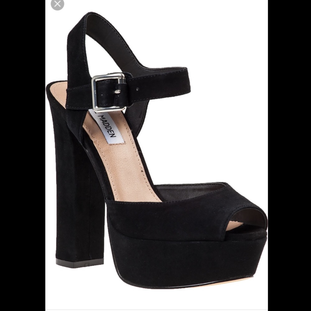 Steve Madden Jillyy Platform Black/9
