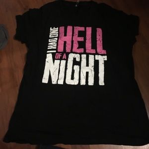 Black party shirt