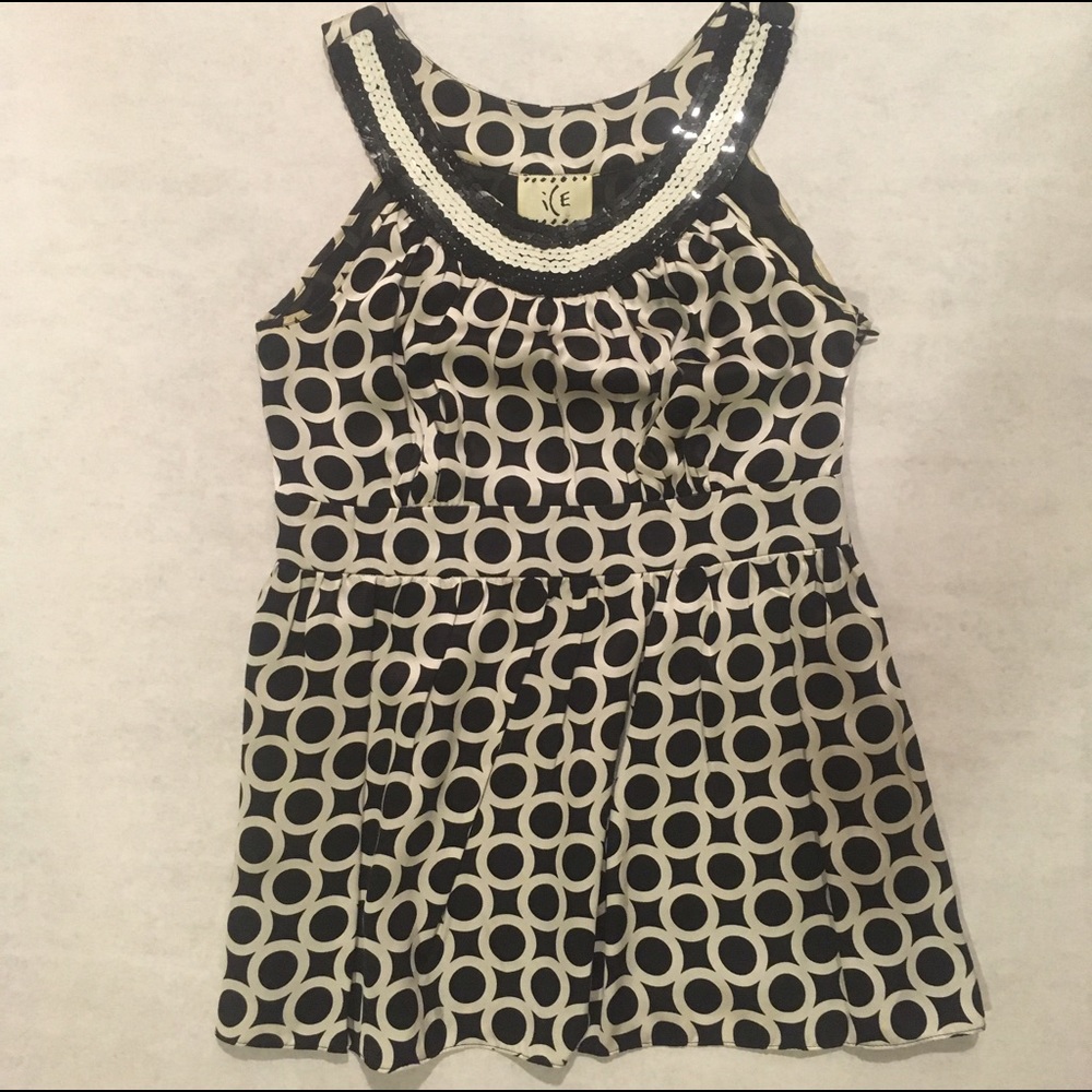 100% silk sequin blouse