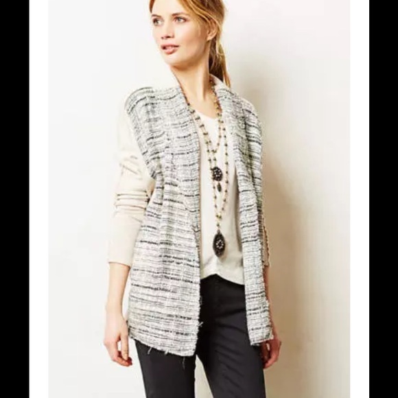 Anthropologie Sweaters - Anthropologie Twinkled Tweed Cardigan Sweater
