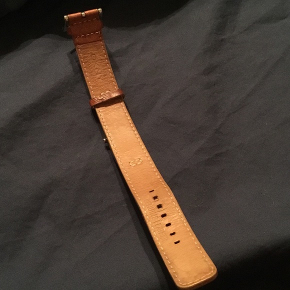 Ladies DKNY SS watch w/Lthr strap