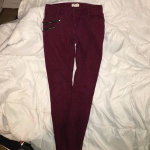 Forever 21, Burgundy Jeans