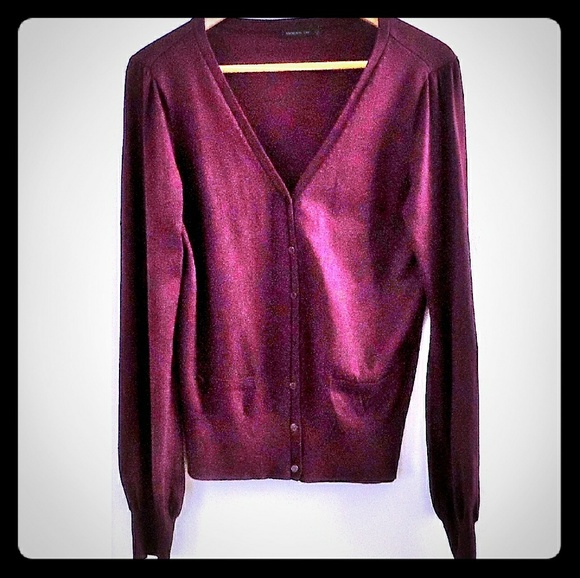 Swedish made high quality burgundy M - Picture 1 of 3