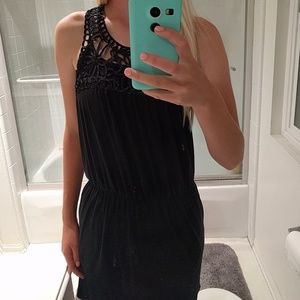 Mini black dress