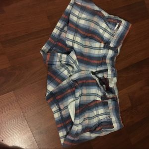 Plaid hollister shorts