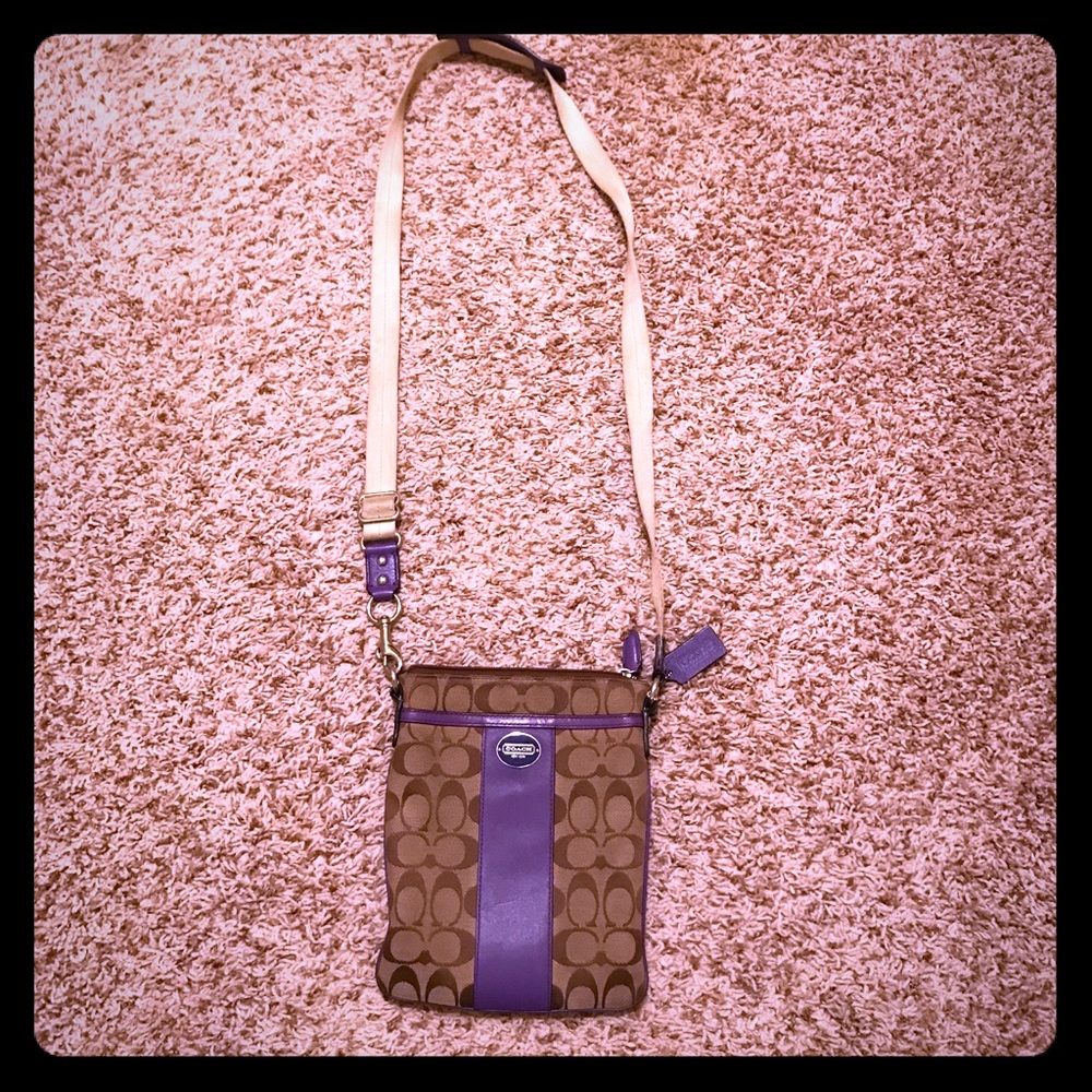 Coach cross body purse