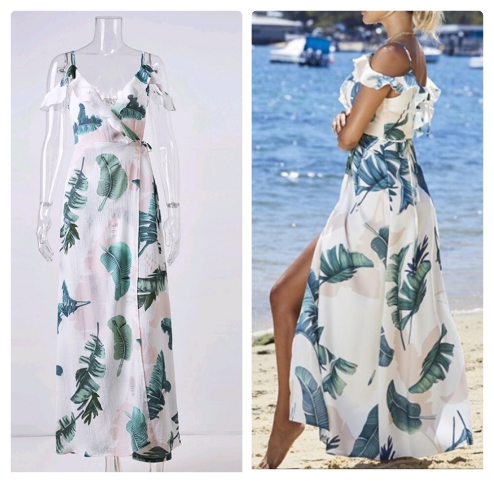 5⭐ rated H.P.💙 White Off Shoulder Dress