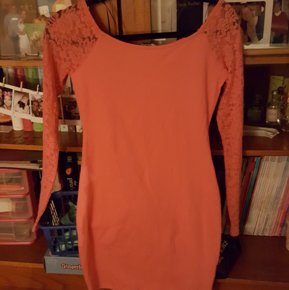 Forever 21 Coral Pink Body on Dress