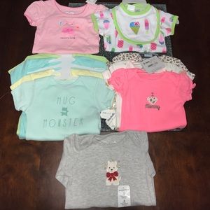 Brand new 3-6 months onesies