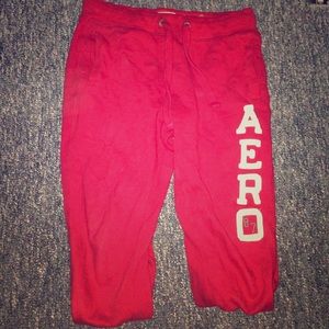 Aeropostale Red Sweatpants