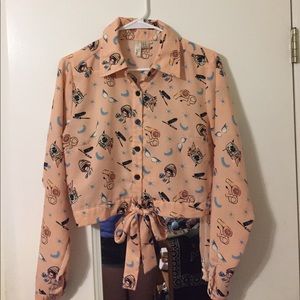 50s print crop top {ONE WEEK LEFT}