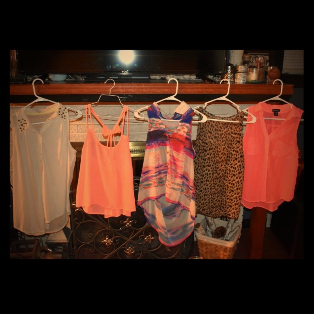 Sheer tank tops