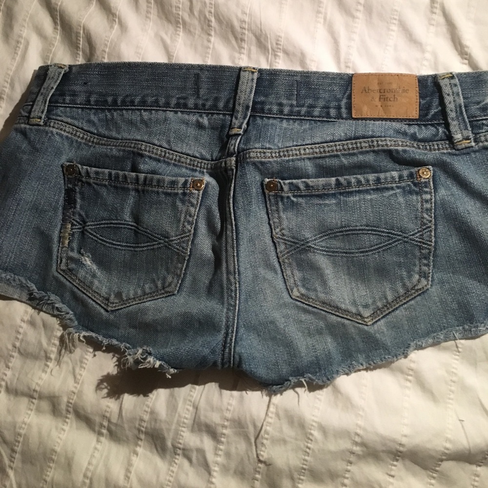 Abercrombie and fitch jean shorts
