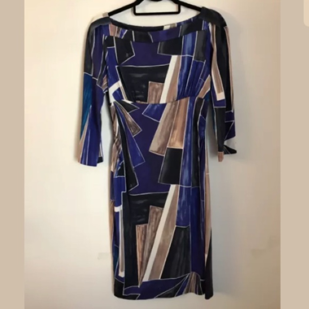Diane Von Furstenberg Blue Soffer Dress