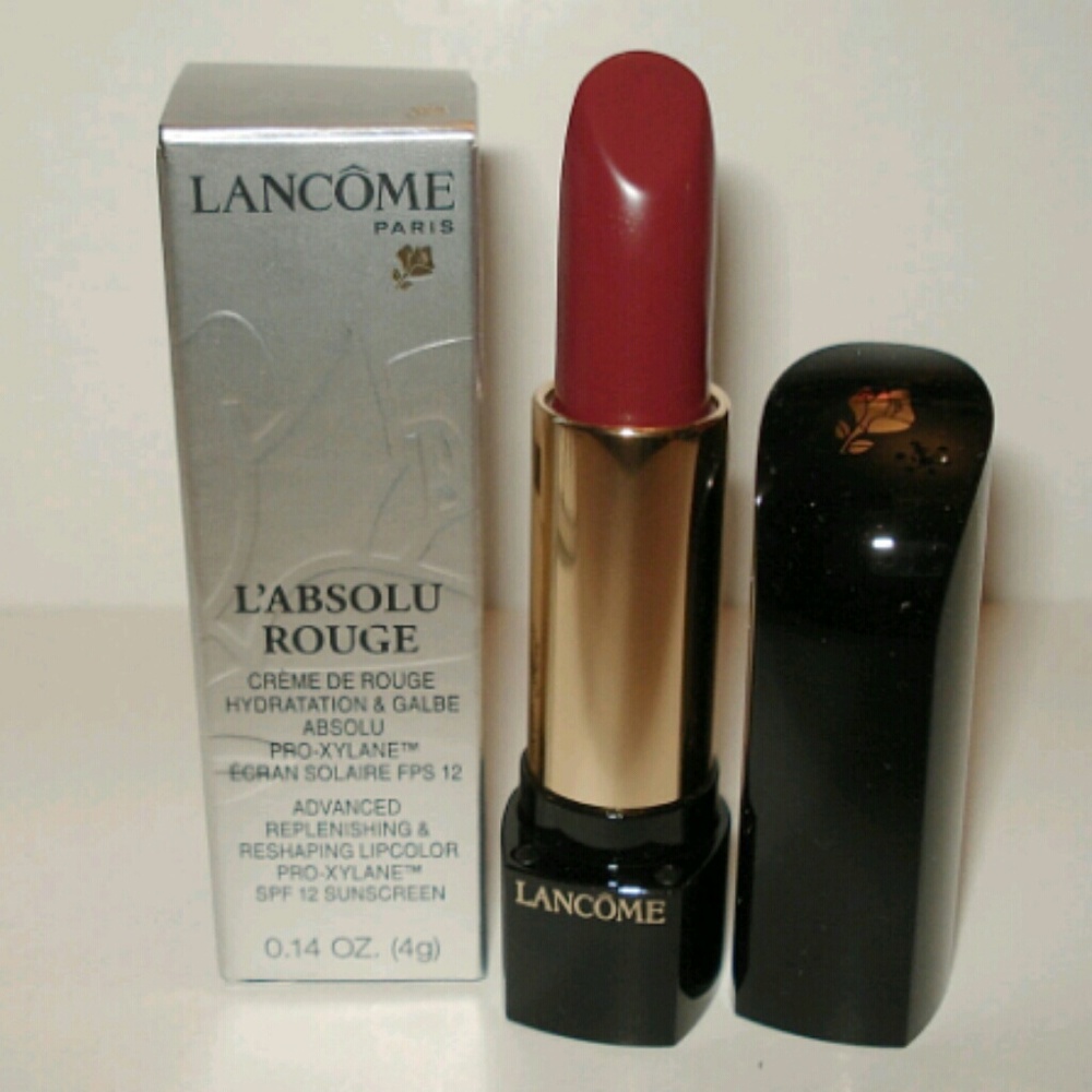 Lancôme absolute rouge lipstick in Berry Noir