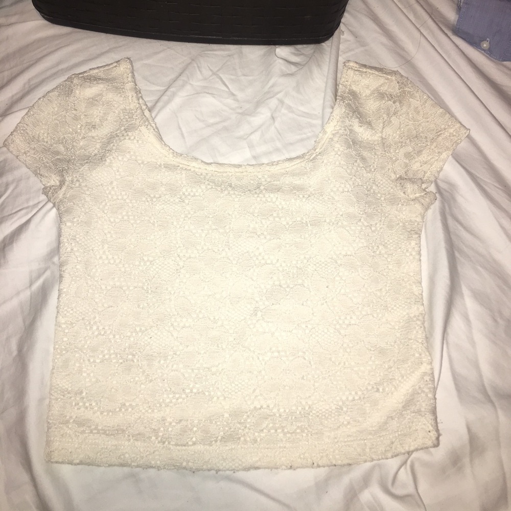 Lace crop top!