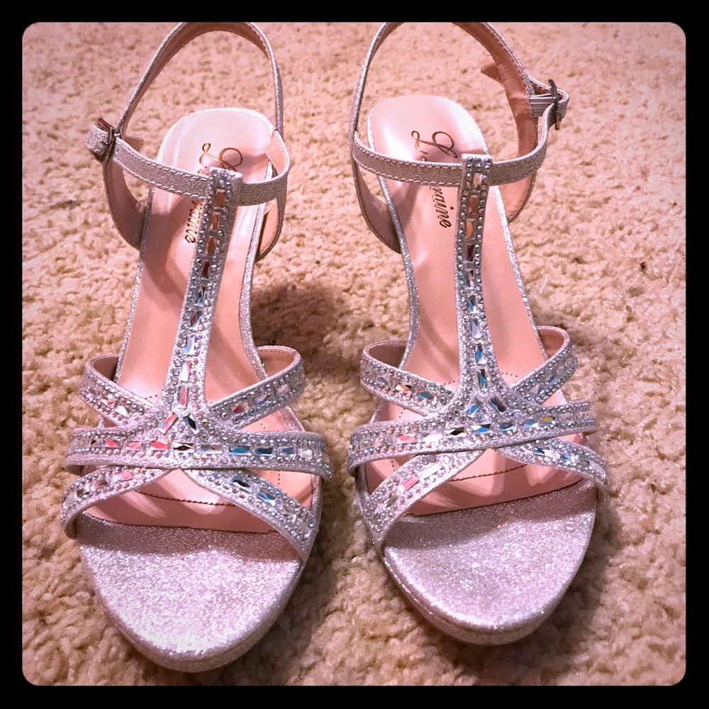Sparkly heels