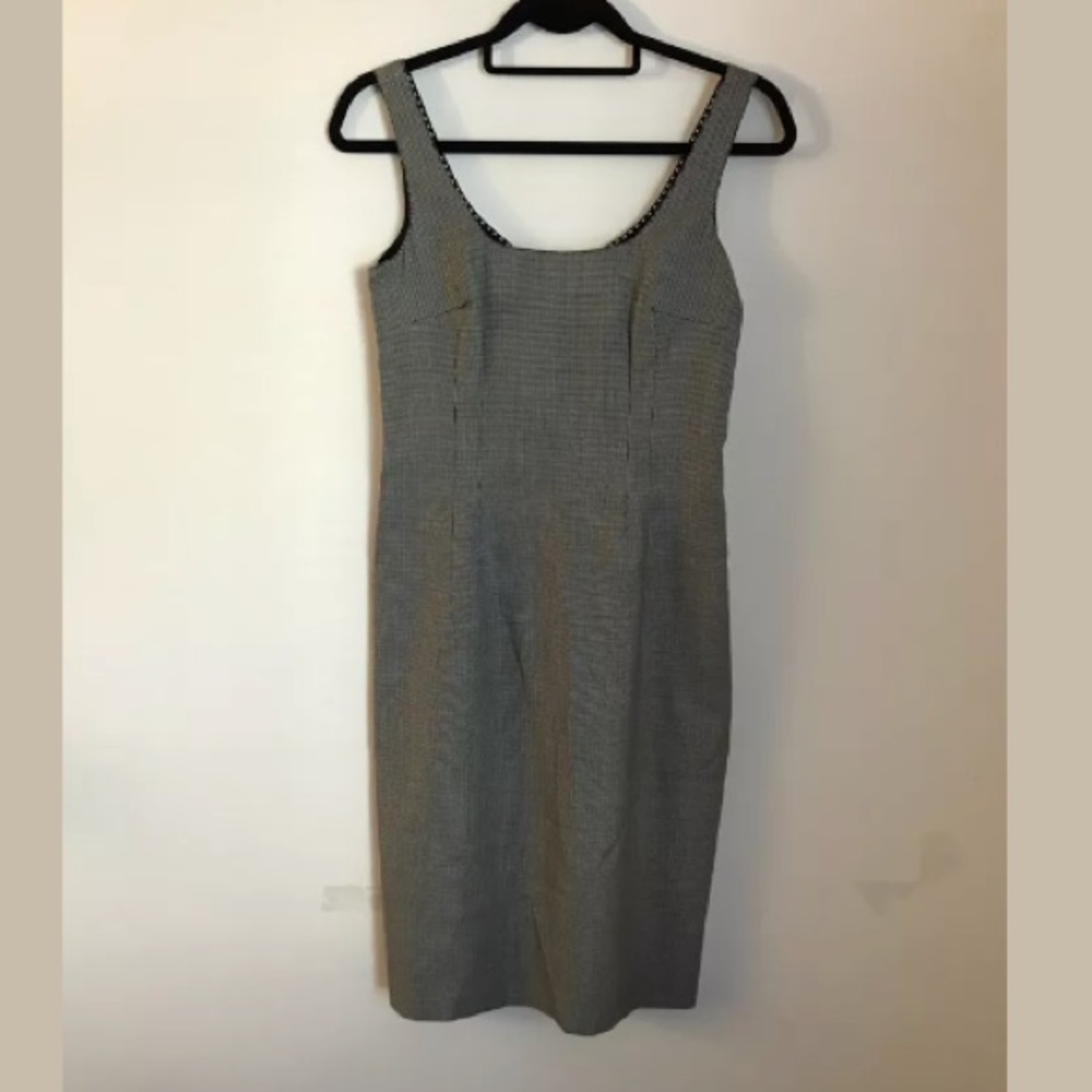 Emporio Armani Sleeveless Houndstooth Dress