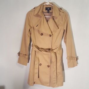 H&M Trench Coat, Size 4