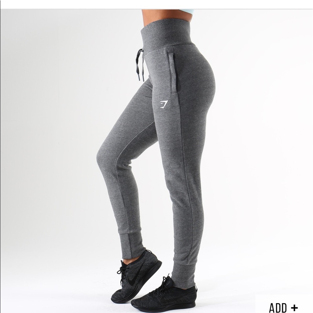 Gymshark Grey High Waisted Joggers