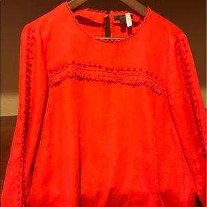 Gorgeous linen top!!! Worn only once!!