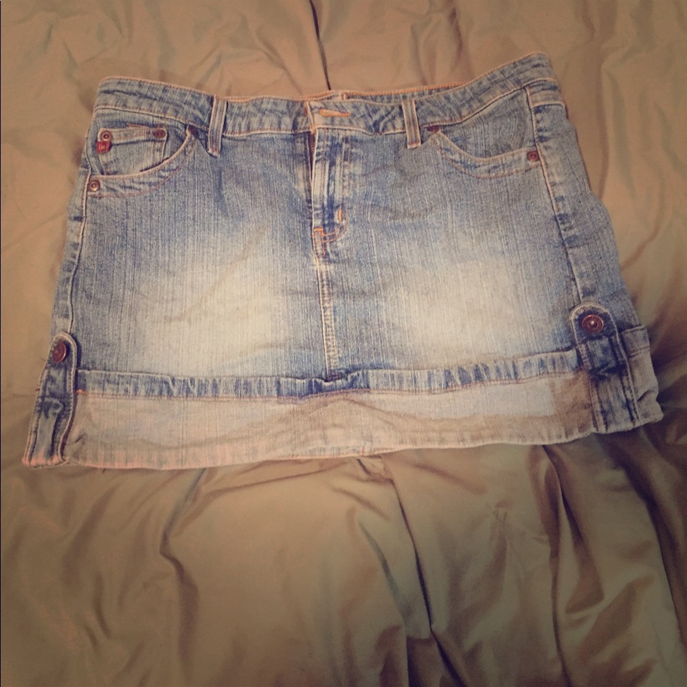 Denim Mini Skirt