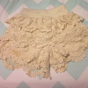Lace shorts