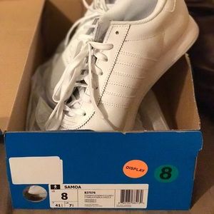 All white, GQ Icy, Adidas-Samoas!!!!!