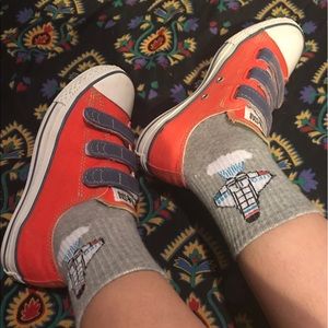 Converse Elmo Velcro Straps Woman's 6.5