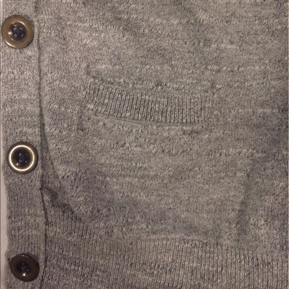 Decree Grey Knit Button Up Cardigan - Picture 2 of 2