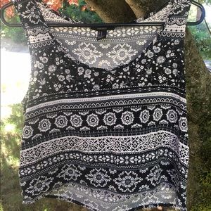 Patterned crop top