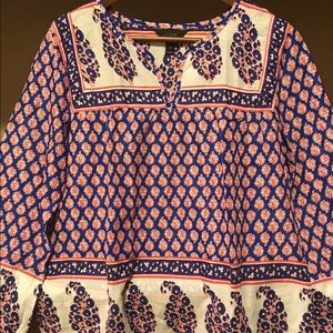 Jcrew paisley top!