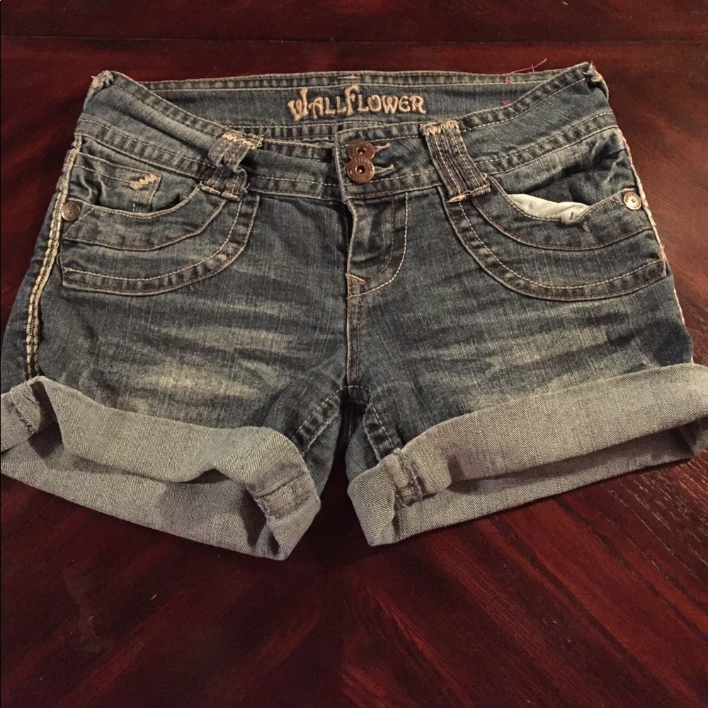 Size seven denim shorts