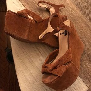 We Who See - Suede Platform - tan - 8