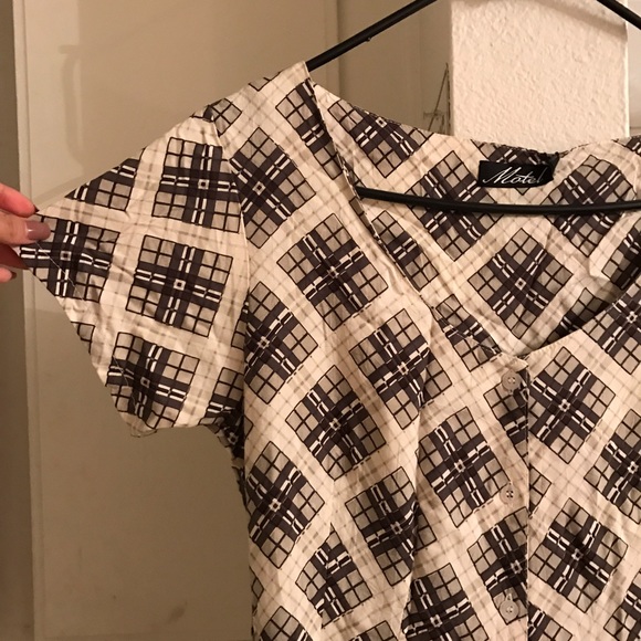 💌 SOLD 💌 Plaid Playsuit With Pockets - Picture 4 of 6