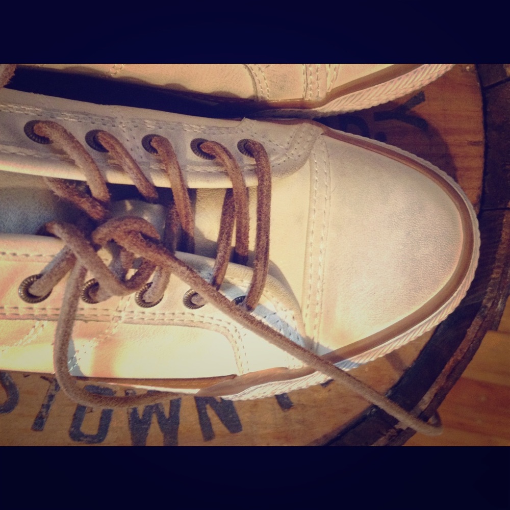 Frye distressed leather Greene sneakers - Picture 5 of 6