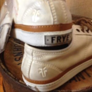 Frye distressed leather Greene sneakers