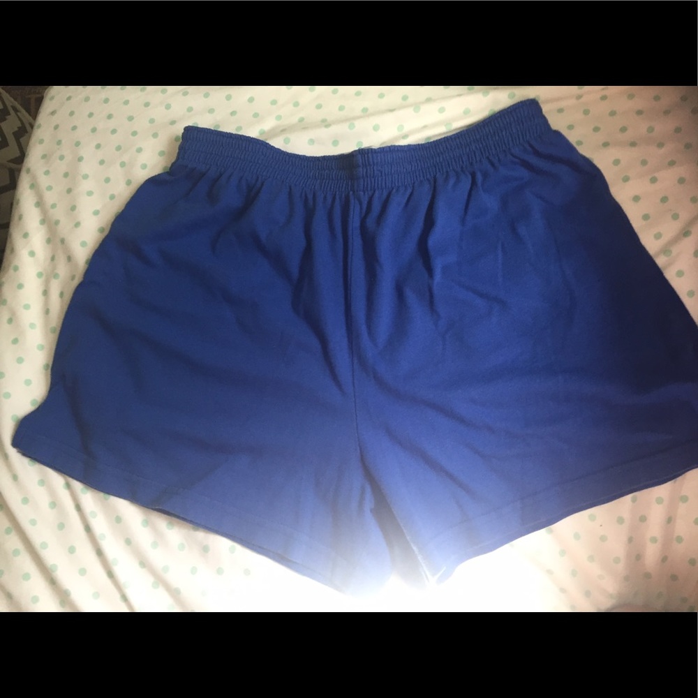Royal Blue Exercise Shorts