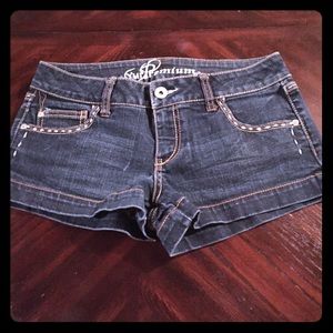 Size seven denim shorts
