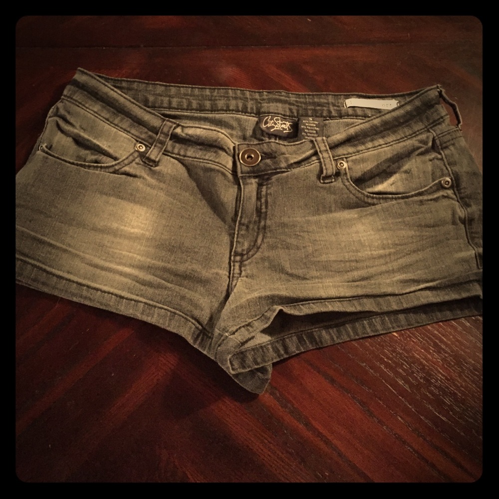 Grey fade shorts
