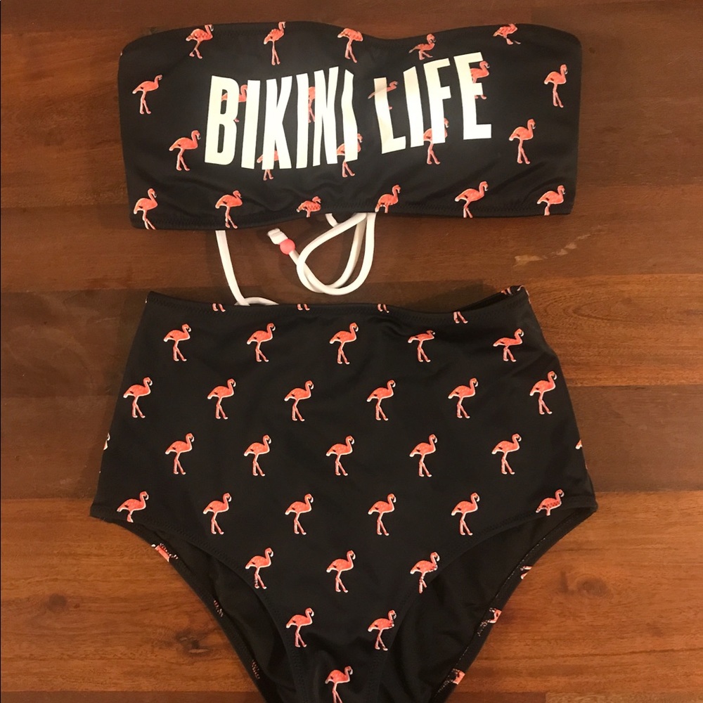 FINAL SALE VS Flamingo Swim suit set