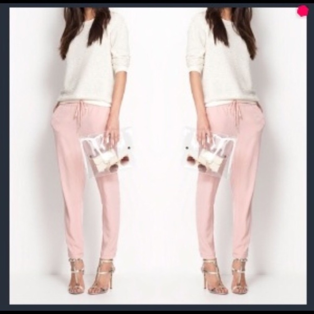 Blush color business casual pants