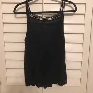 Black Backless Top