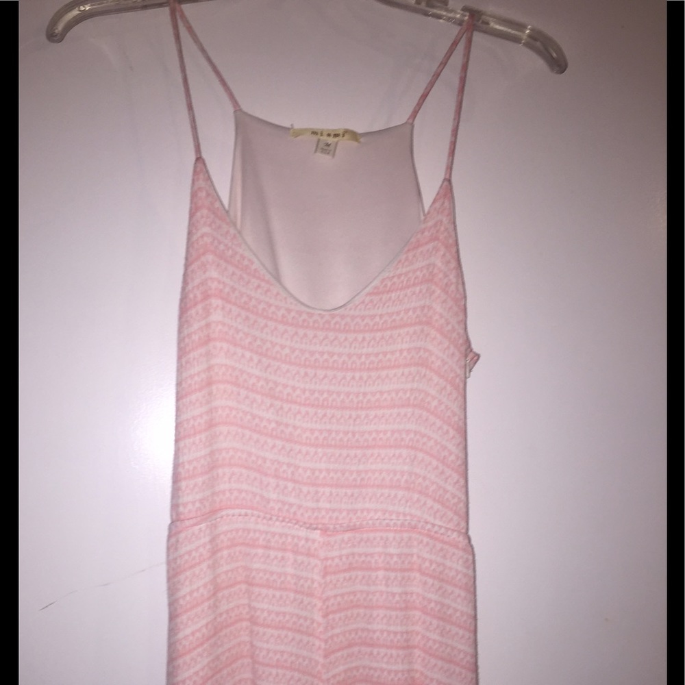Pink patterned Romper