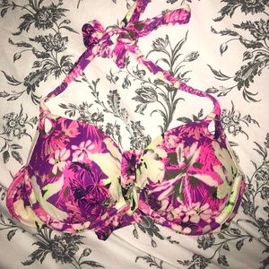 Victoria Secret Floral Bikini Top