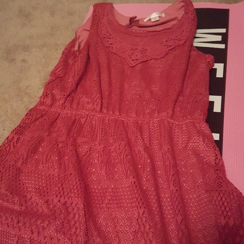 Maroon dress