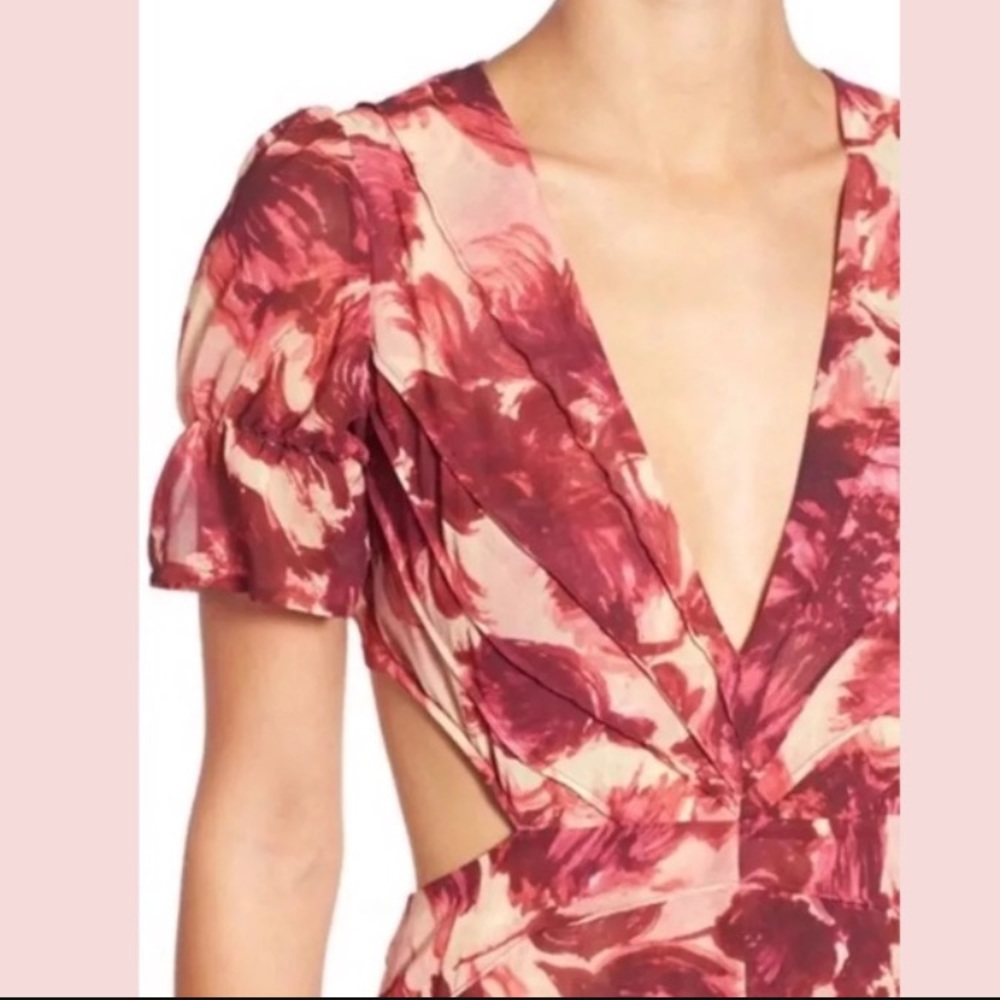 For Love & Lemons Wild Rose Maxi Dress