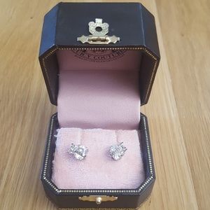 Juicy Couture Heart Diamond Earrings