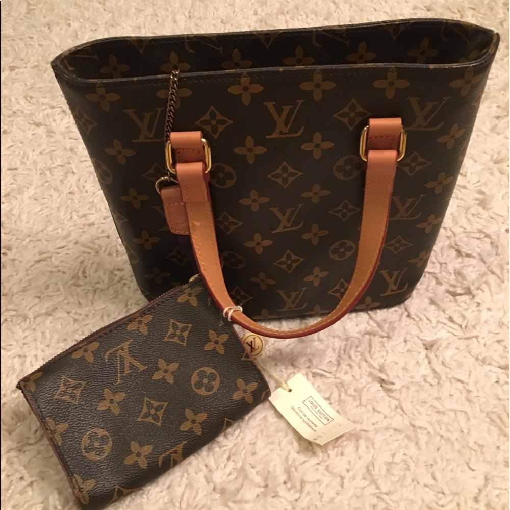 LV monogram hand purse